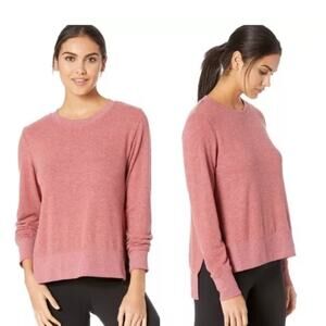 Alo Yoga glimpse long sleeve split tee - size Small - OF